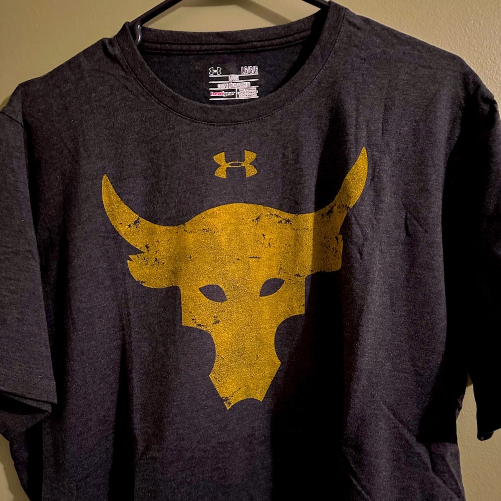 Under Armour “The Rock” Graphic Tee - Black